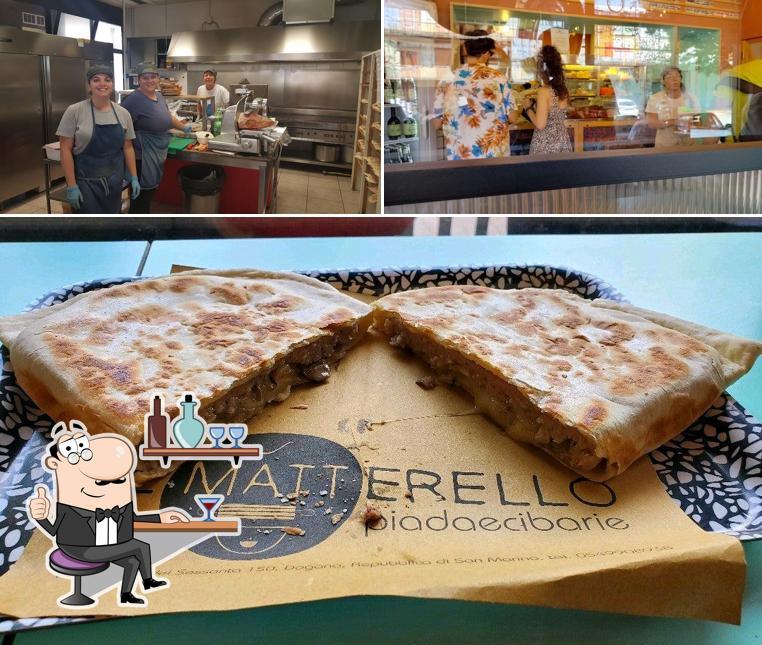 La foto della interni e cibo di Il Matterello
