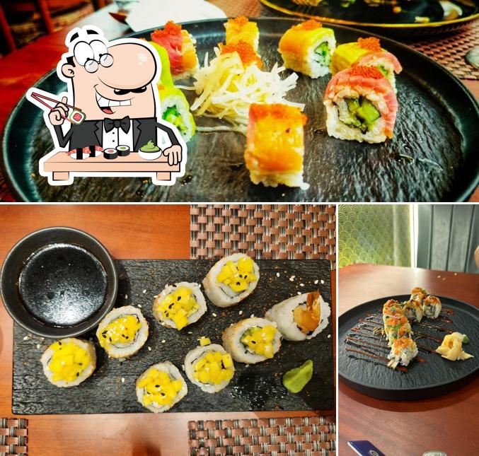 Pick different sushi options