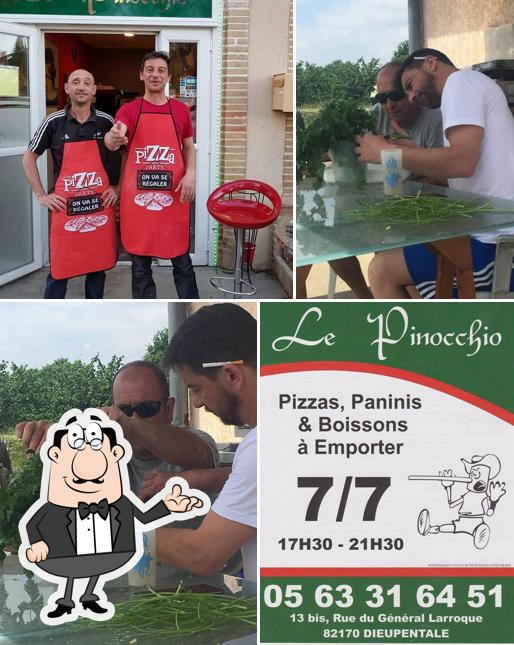Le Pinocchio pizzas