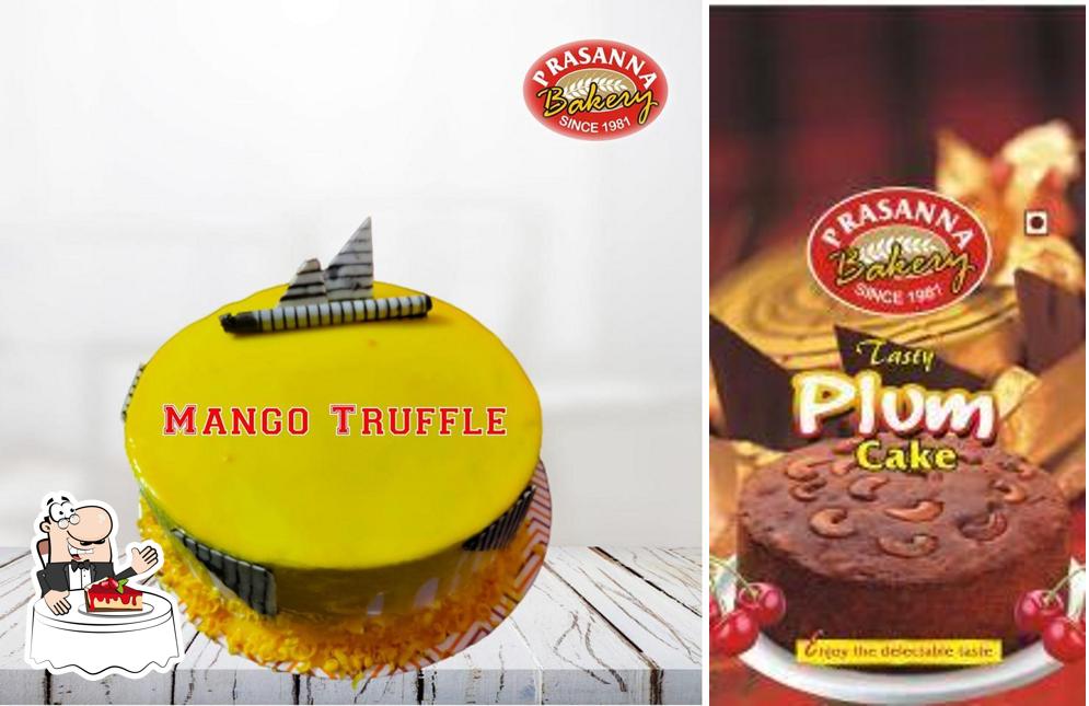Prasanna Bakery serves a selection of desserts