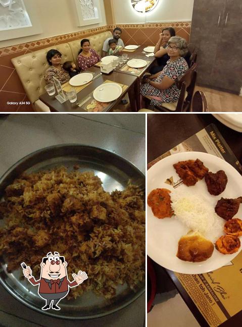 The image of food and interior at Sharief Bhai Biryani Egattur