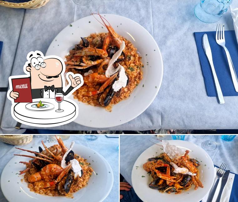 Cibo al Ristorante Camping Ancora