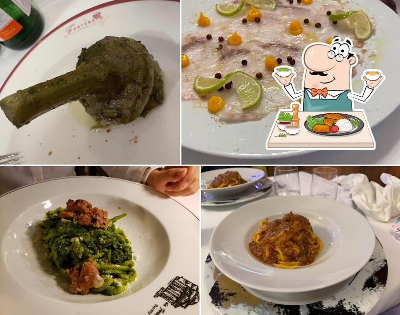 Platti al Ristorante Fortunato al Pantheon