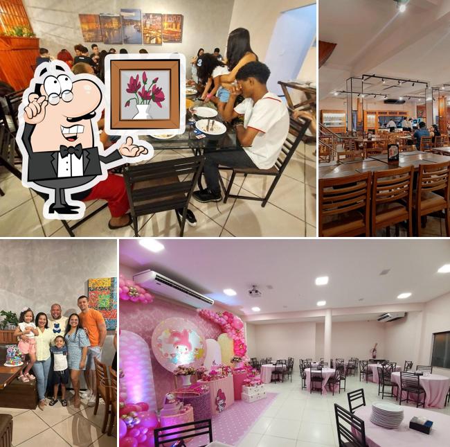 O interior do Casa Veneza - Pizzaria e Massas Artesanais