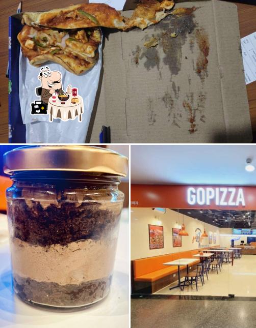 Among different things one can find food and interior at GOPIZZA