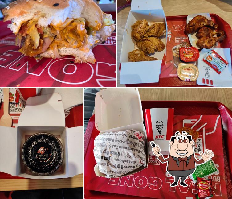 Pulled pork sandwich at KFC