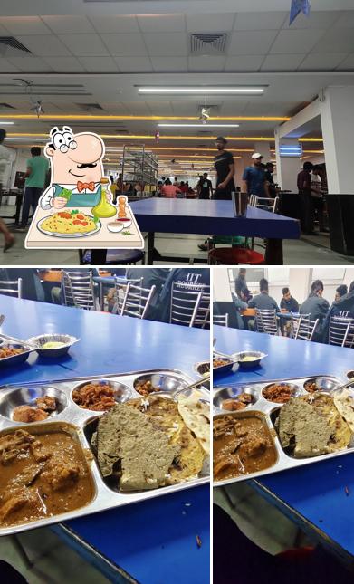 Among various things one can find food and interior at Cautley Bhawan Mess
