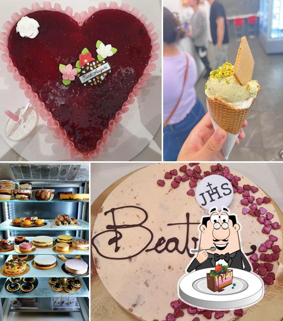 Torta al cioccolato al Cremeria Retrò