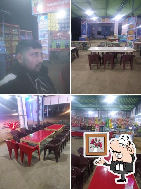 The interior of POOJA DHABA