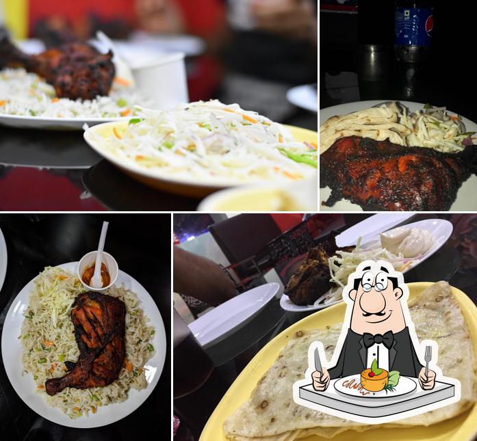 Food at Peejay's Hot Chick