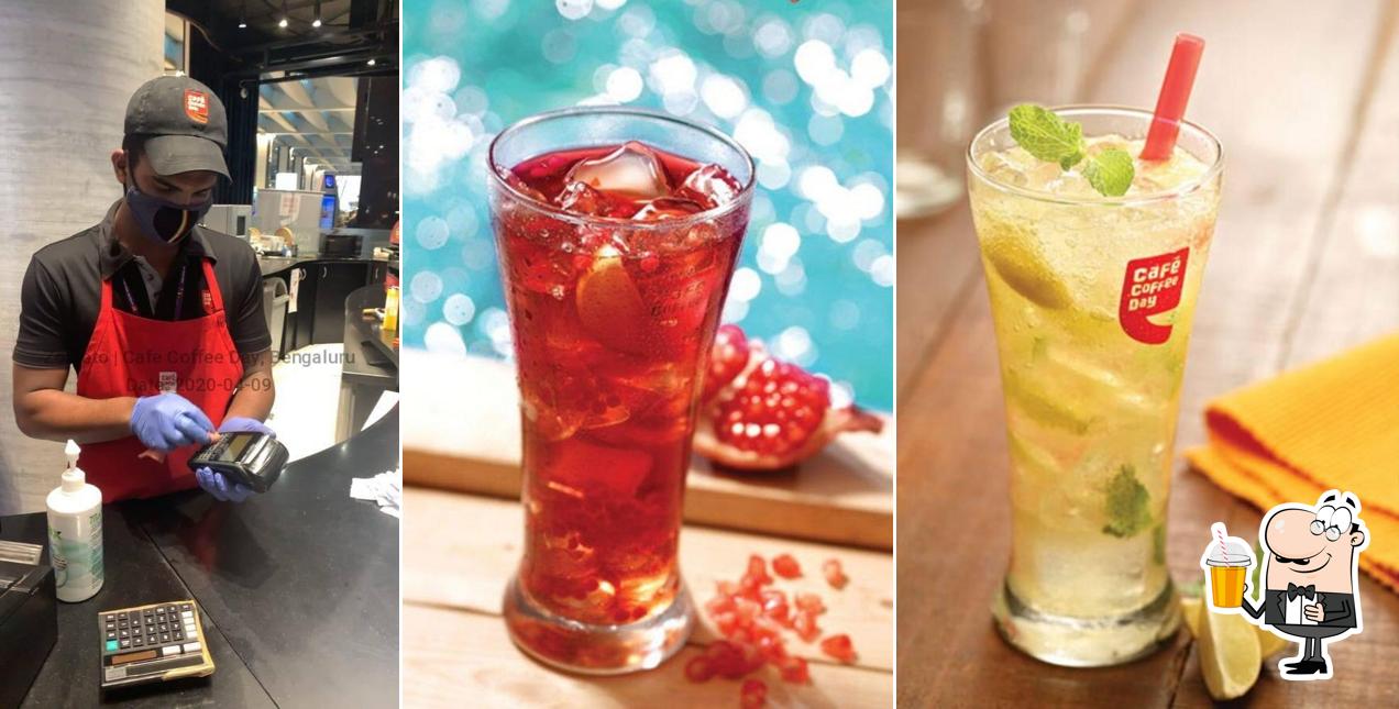 Enjoy a beverage at Coffee Day