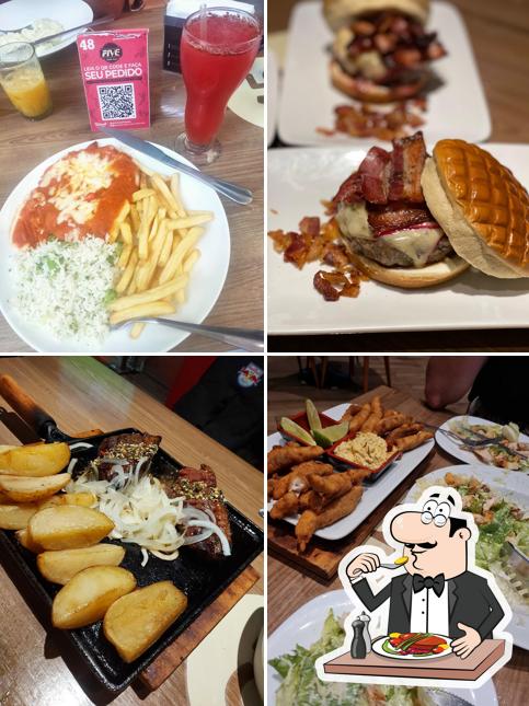 Platos en Five Sport Bar - Vitória