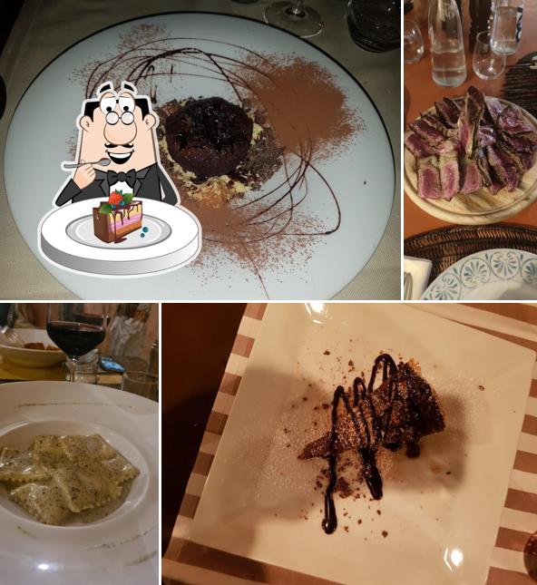 Torta al cioccolato al Ristorante la Vineria