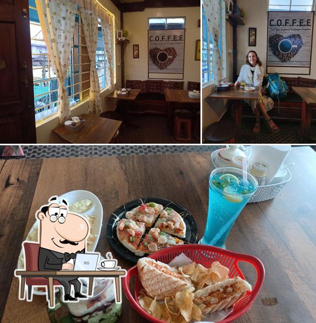 The photo of interior and beverage at Ca'presso Vibes Cafe