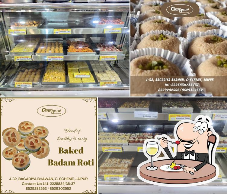 Food at Gangaur Sweets