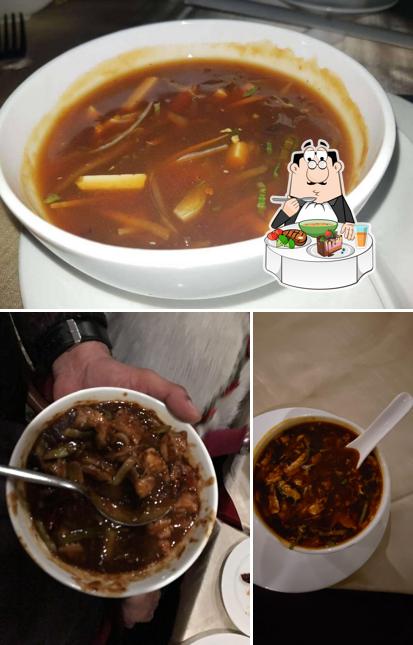 Hot and sour soup at Xo & Mi @ Le Belvedere