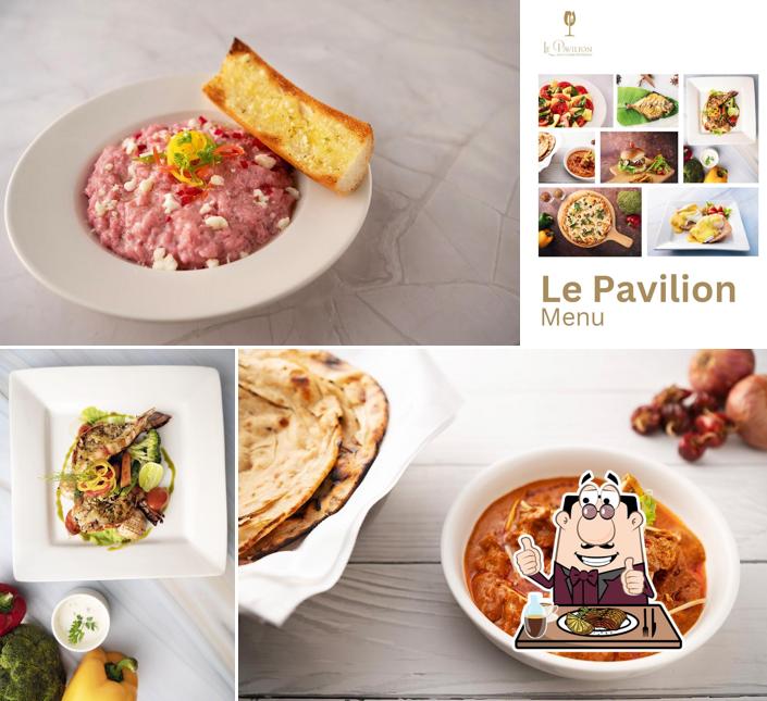 Beef tartare at Le Pavillion