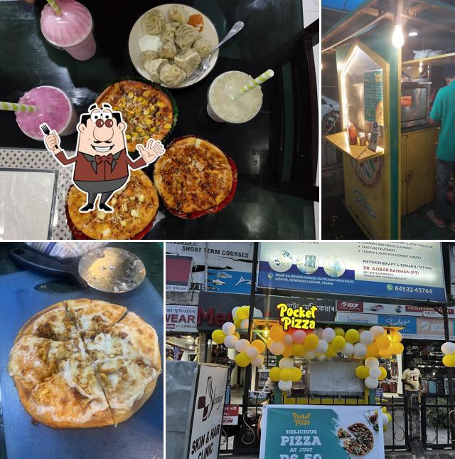 Food at Pocket pizza