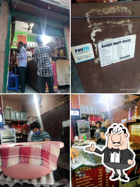 The interior of Sanju Fast Food