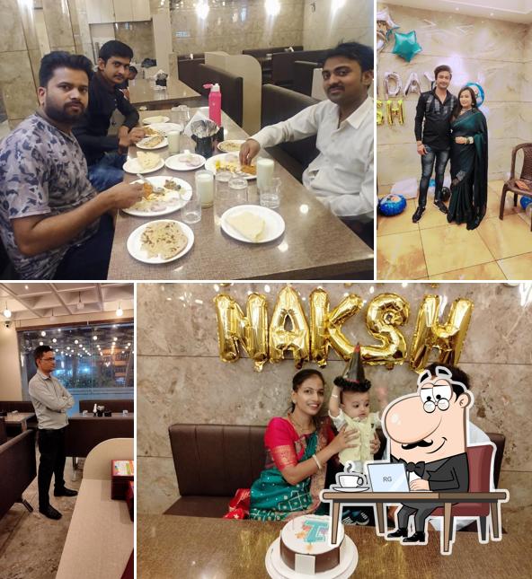 The interior of Satkar Restaurant