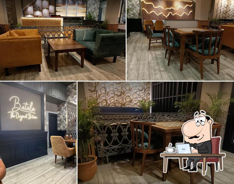 The interior of B-Town Bistro