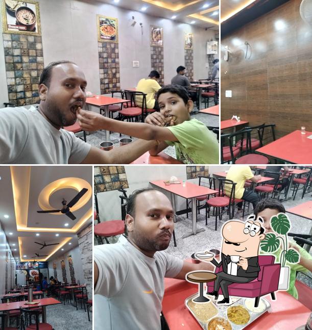 The interior of Bhardwaj Restaurant