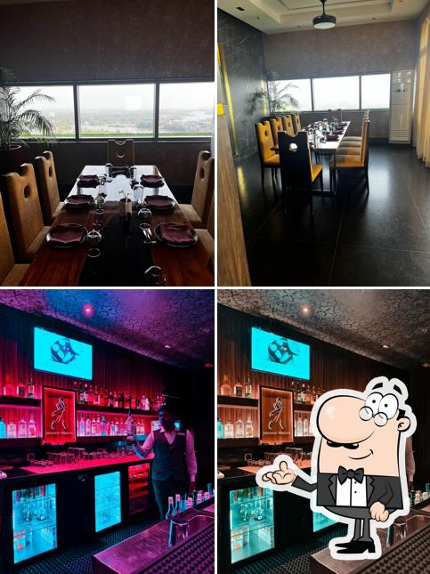 Take a seat at one of the tables at Connexions