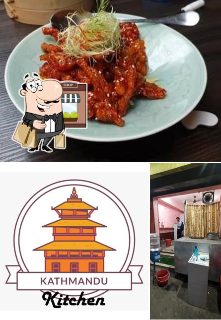 The photo of exterior and food at Kathmandu Kitchen