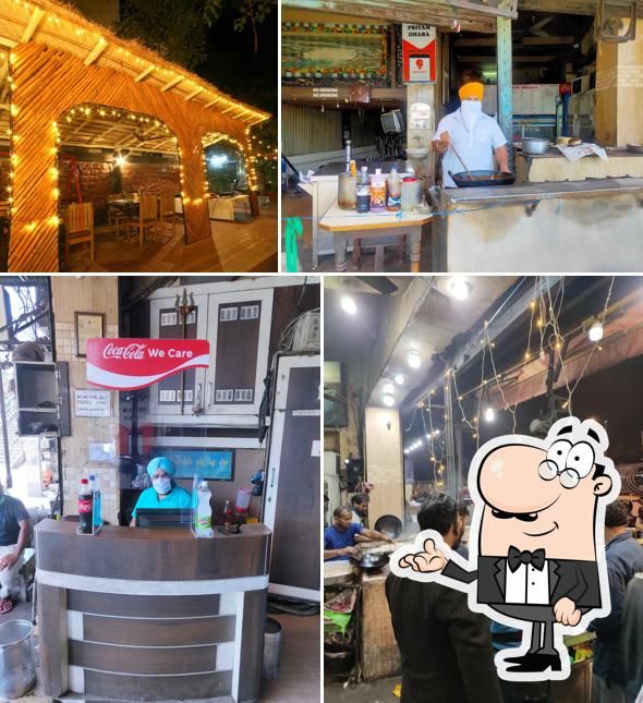 The interior of Pritam Dhaba