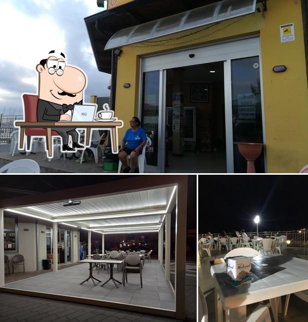 Dai un'occhiata agli interni di Gelateria caffetteria the sun