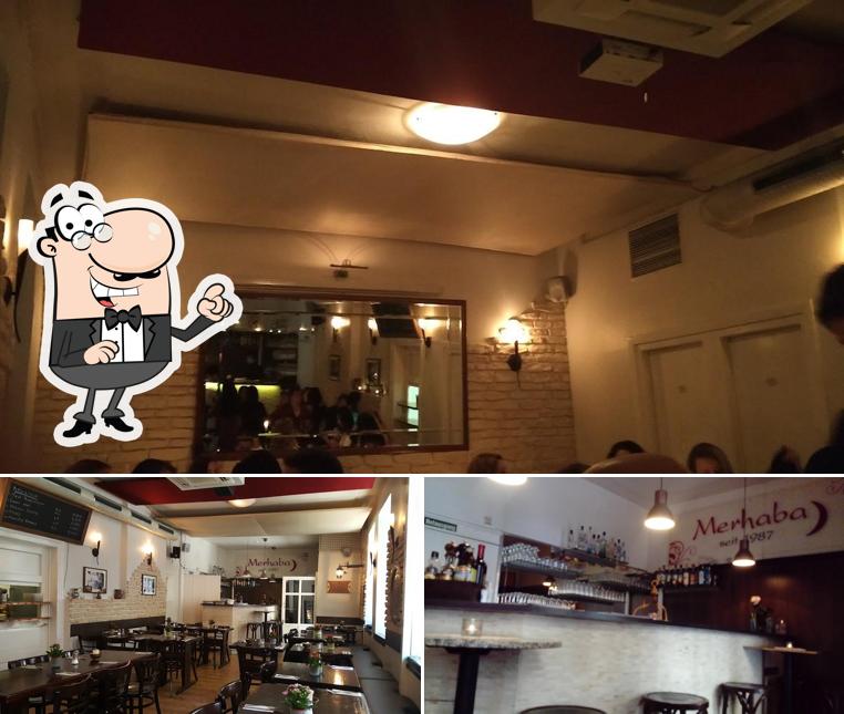The interior of Restaurant Merhaba