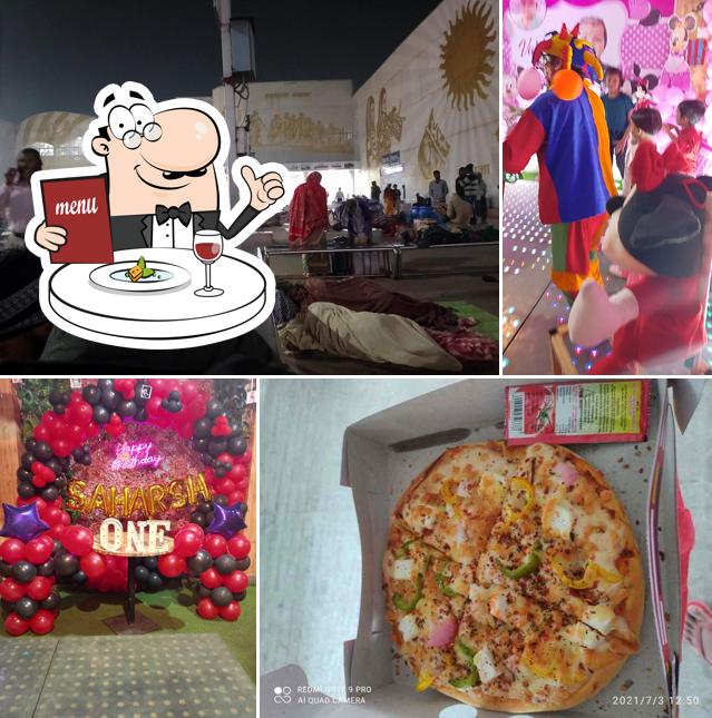 Food at Step Up Cafe & bollywood silk