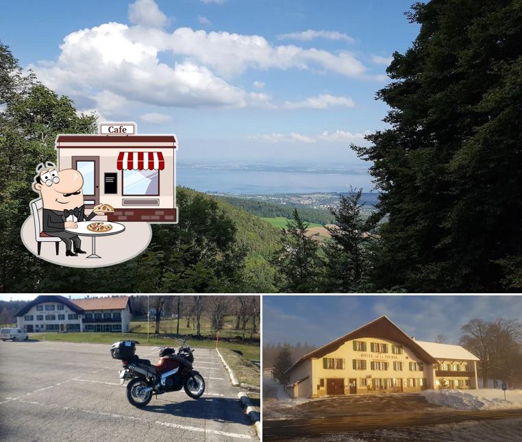 Gli esterni di Restaurant de La Tourne
