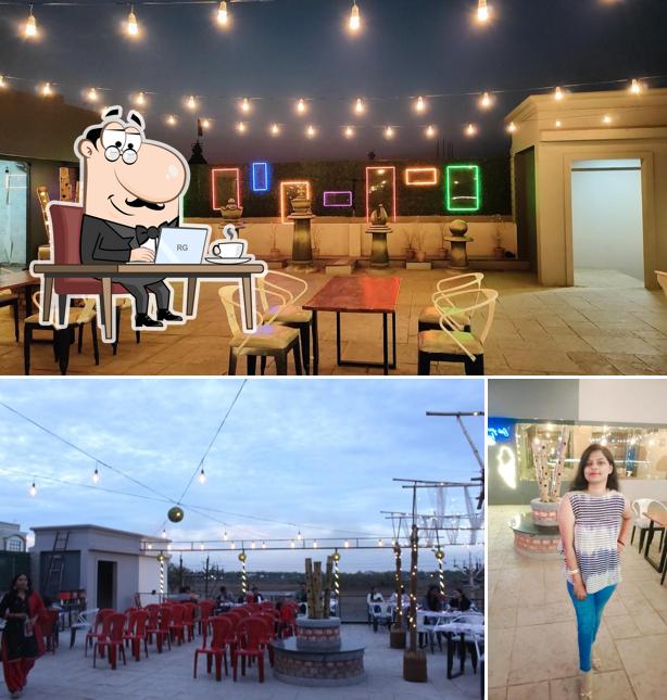 The interior of dope cafe and kitchen