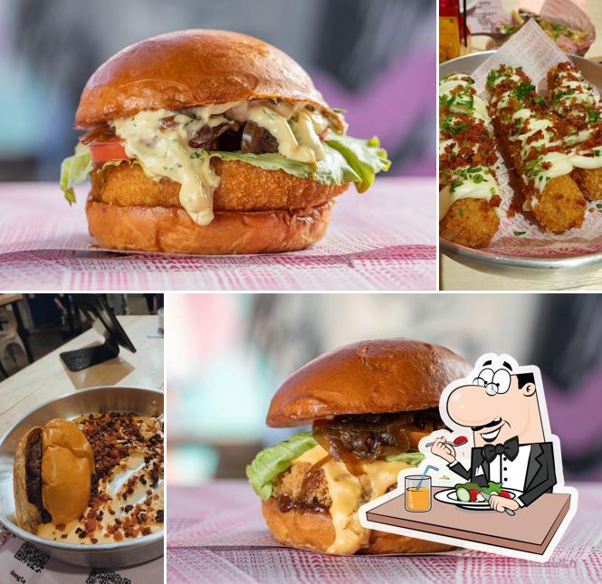 Platos en Thanks Burger