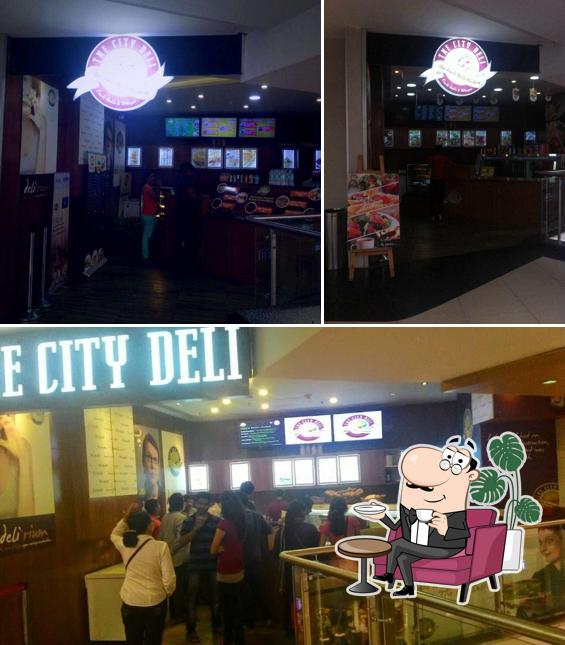 The interior of The City Deli
