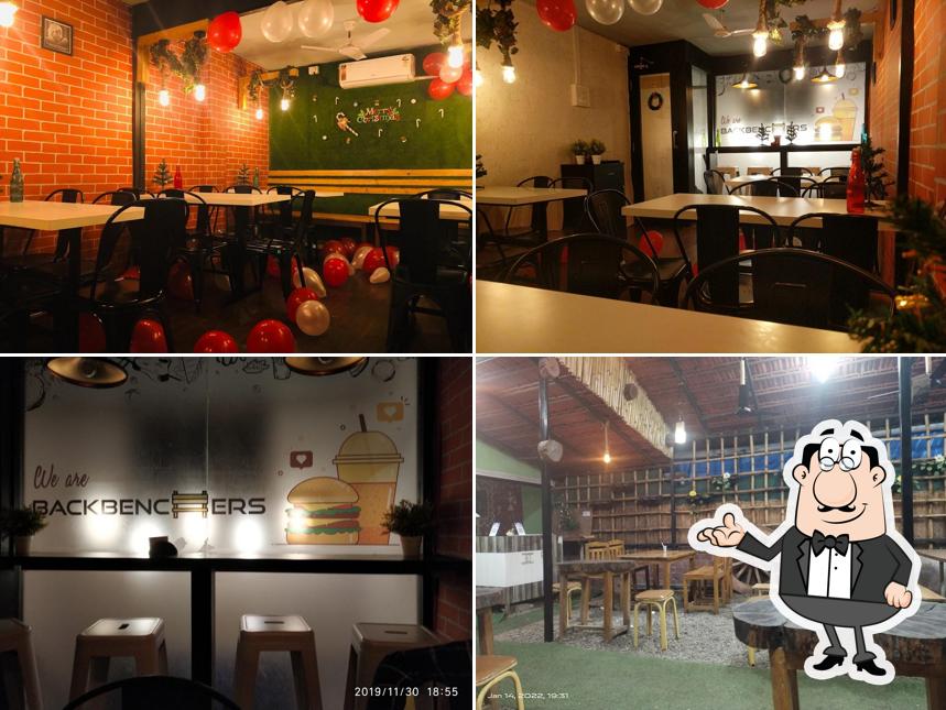 Take a seat at one of the tables at Backbenchers