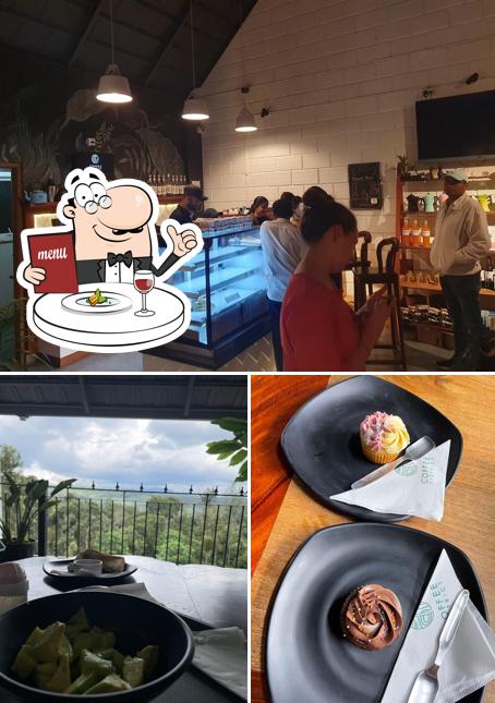 Take a look at the image depicting food and interior at Coffee District