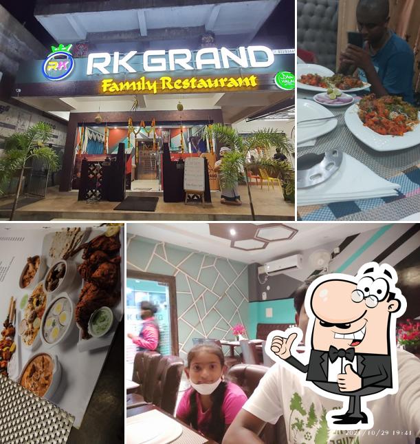RK GRAND Family Restaurant Podili.