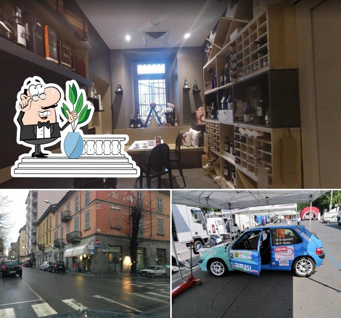 La esterno e interni del ristorante