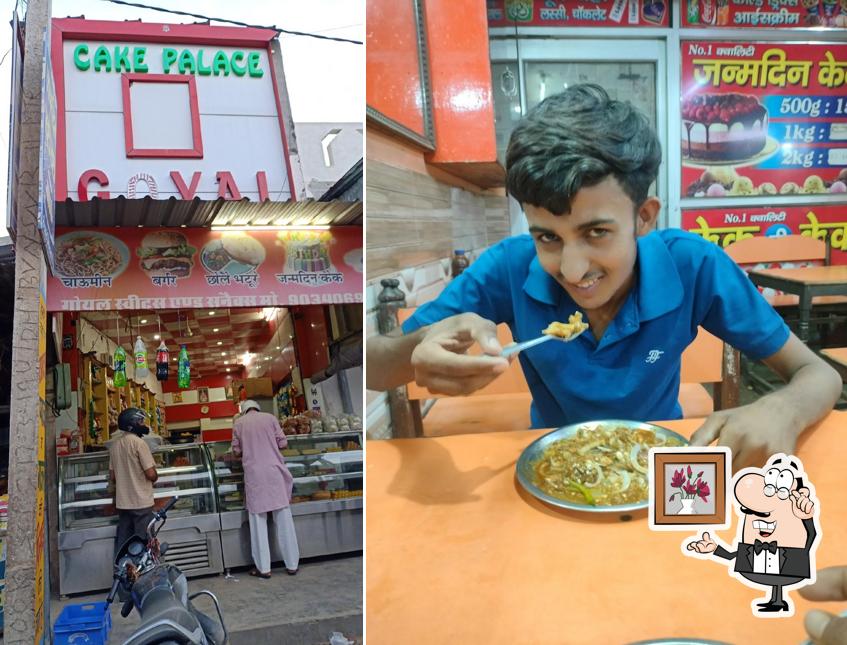 The interior of Mayank Bikaner Misthan Bhandar