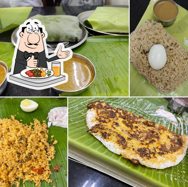 Food at New Maman Briyani Stall
