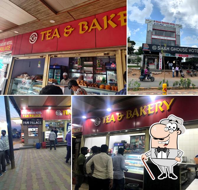 The exterior of Shah Ghouse Hotel