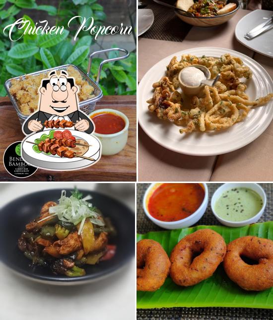 Food at Bending Bamboos Bar and Restaurant