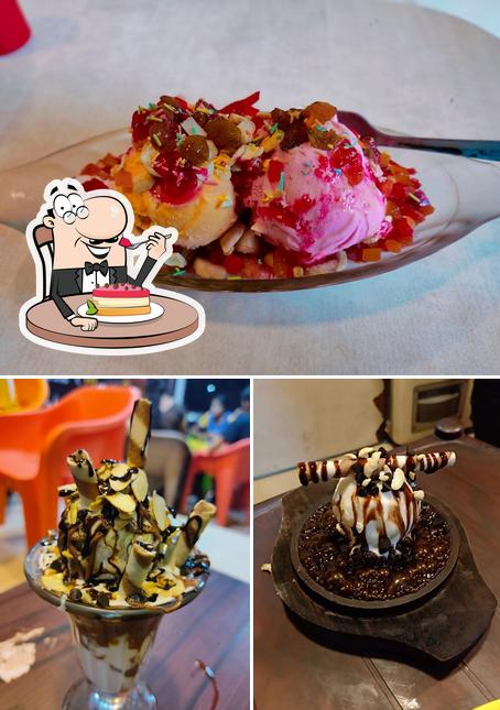 Order one of the sweet dishes