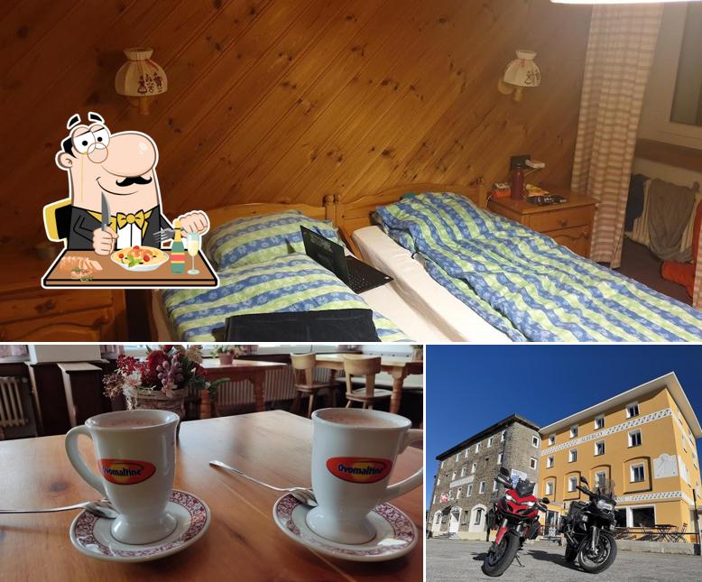 Guarda la foto che mostra la cibo e esterno di Hotel Bernina Hospiz