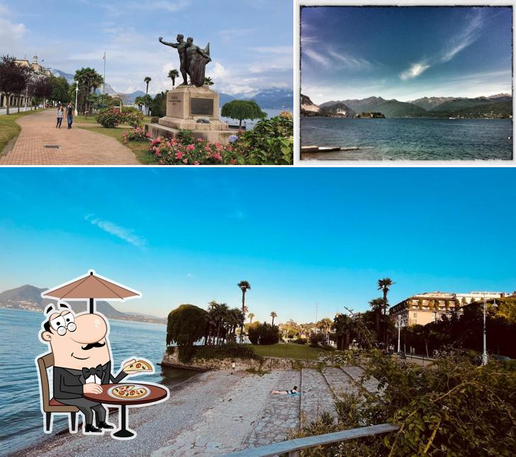 Curiosa tra gli esterni di Lido Blu