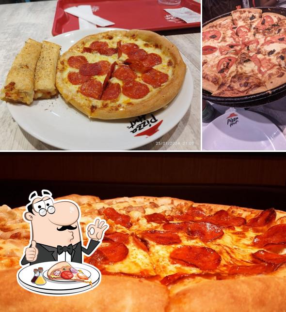 Peça diversos variedades de pizza