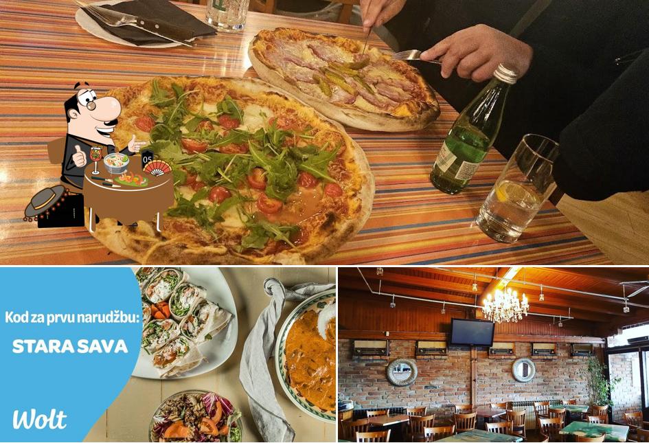 Questa è la foto che raffigura la cibo e interni di Pizzeria Stara Sava