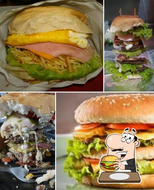 Consiga um hambúrguer no Lanches do Portuga